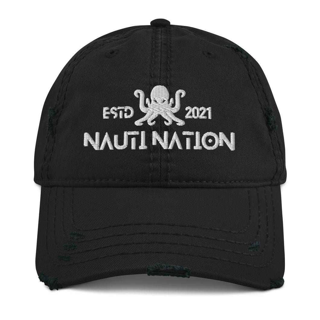 Nauti Nation - Distressed Dad Hat